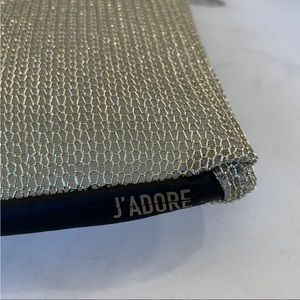 Brand New Dior Makeup Bag Gold Mesh J’Adore